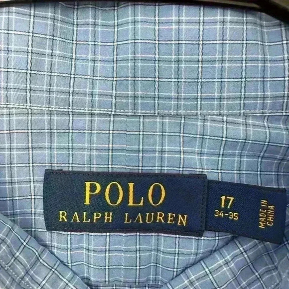 Polo Ralph Lauren Checkered Blue and White - Picture 2 of 9